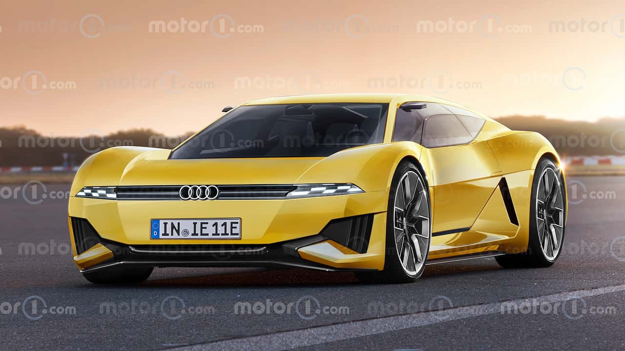 audi r8 e-tron (2026): elektro-sportwagen mit völlig neuem design
