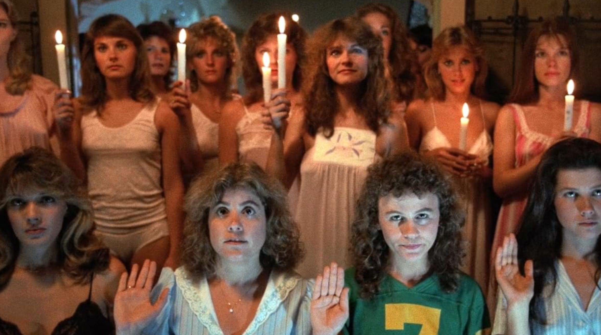 <p><em>The Initiation</em> has more than its share of tropes — a sorority hazing ritual, teens breaking into a place they’re not supposed to be, victims getting knocked off one at a time by a mysterious killer, and, of course, some obligatory nudity — but it's actually a solid slasher. Daphne Zuniga plays the lead in this fun film directed by Larry Stewart.</p><p>You may also like: <a href='https://www.yardbarker.com/entertainment/articles/20_country_songs_you_didnt_know_were_written_by_famous_artists/s1__40253893'>20 country songs you didn't know were written by famous artists</a></p>