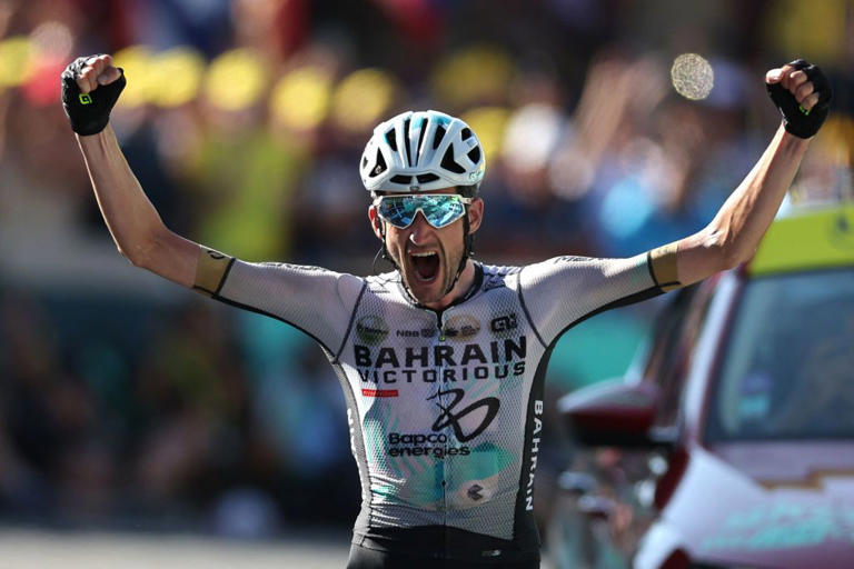 Wout Poels wins a stage at the Tour de France