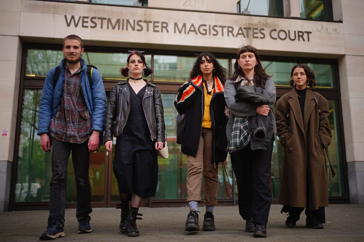 just stop oil protesters found guilty of aggravated trespass at les miserables west end show