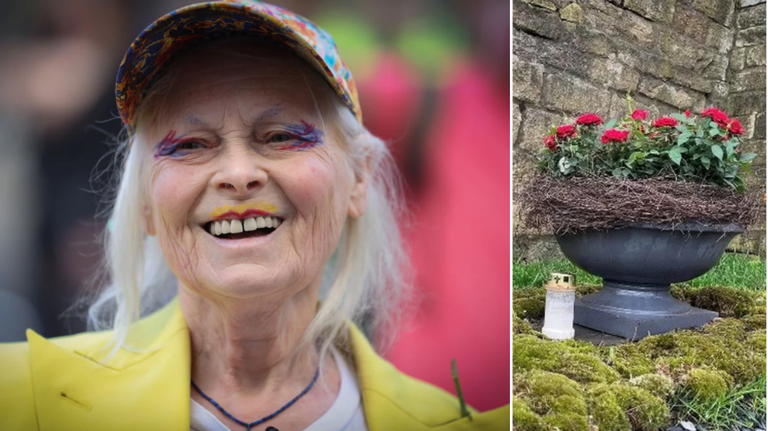 Dame Vivienne Westwood's grave vandalised as ornamental urn is stolen