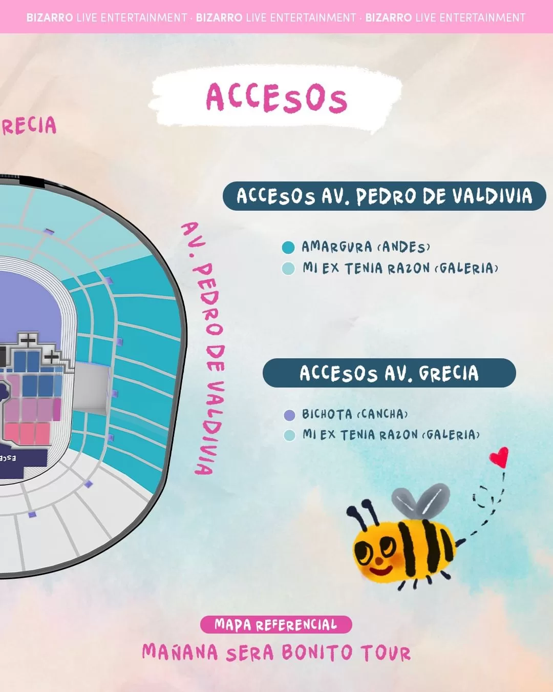 karol g en chile 2024: estos son los cortes de calles y accesos por sus conciertos