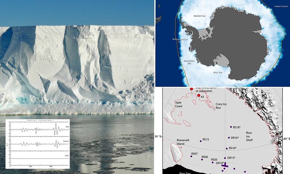 Antarctic ice shelf that jumps twice a day could trigger an icequake