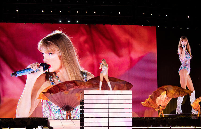 Taylor Swift performs at Nissan Stadium in Nashville, Tenn., Friday, May 5, 2023.