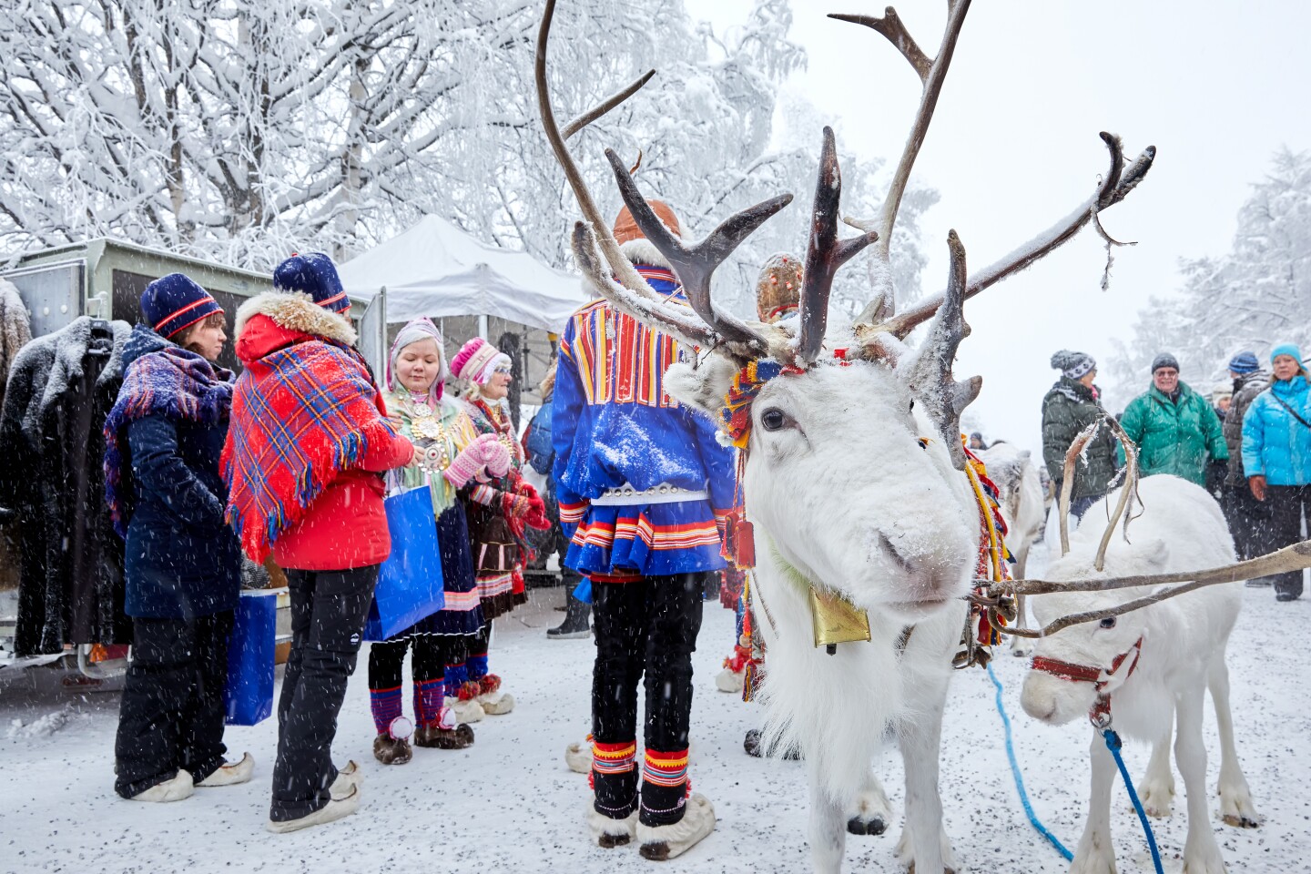 <a>The Jokkmokk market has been around for hundreds of years.</a>