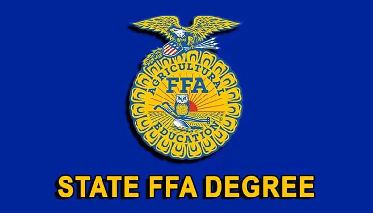 County FFA students receive State FFA Degree