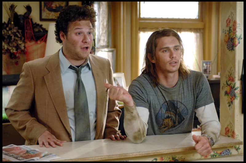 <p>2008's Pineapple Express is one of many successful films starring both James Franco and Seth Rogen. In fact, the two have become synonymous in Hollywood and have appeared in over eight films together! With films like Pineapple Express, it is easy to see why they are a comedic duo to be reckoned with! </p>