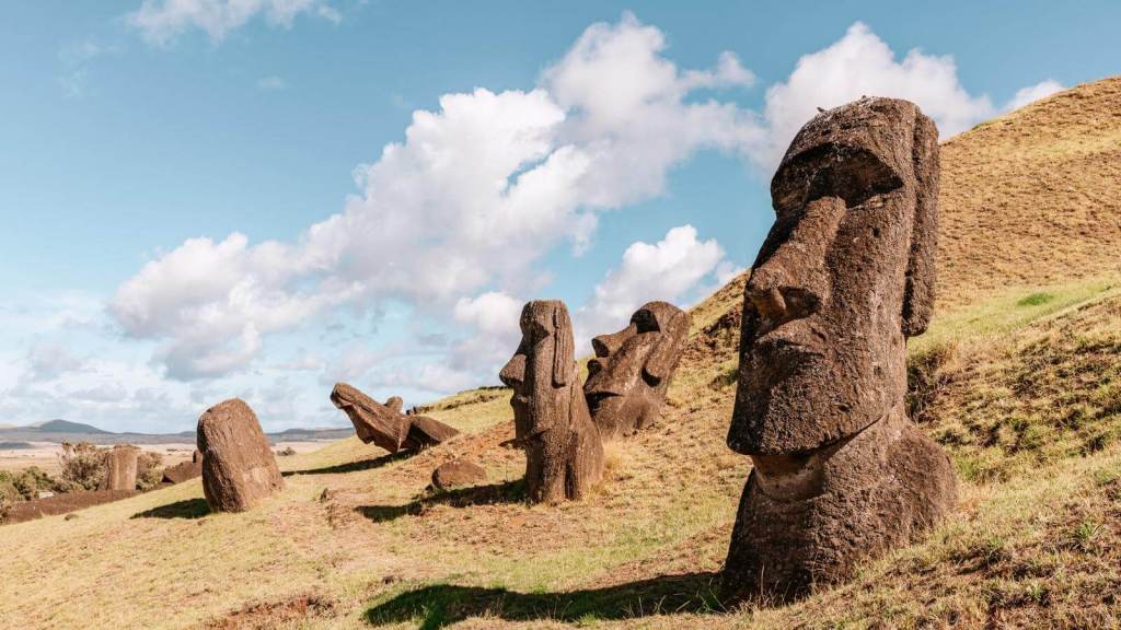 <p>Thanks to Chile offering US citizens 90 days of visa-free travel, it’s easy to experience Easter Island in all its glory. Easter Island is a remote volcanic island in Polynesia. It has a rich history and a unique mystery, as it is home to tall monolithic human structures that date back to 1250 AD.</p><p>Referred to as Moai, there are almost 900 monumental structures on the island, most of which can be found at Ahu Tongariki. Visitors can also see natural caves on Easter Island, which can be found at Ana Kakenga. Meanwhile, travelers can also partake in scuba diving and surfing.</p><p class="has-text-align-center has-medium-font-size">Read also: <a href="https://worldwildschooling.com/tropical-destinations/">Top Tropical Destinations</a></p>