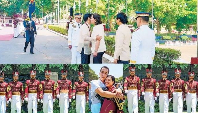 beso-beso for president marcos, vice president at pnpa graduation
