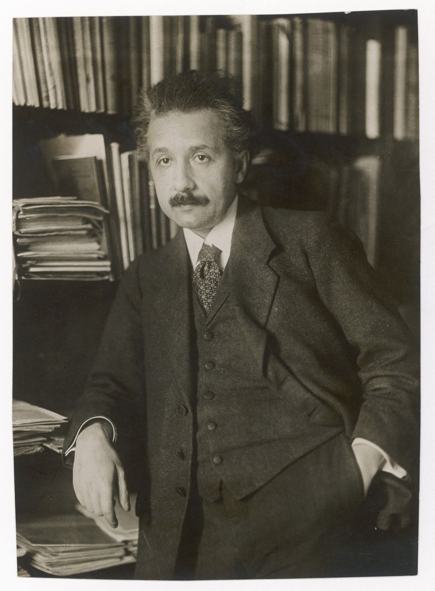 <p>Albert Einstein was a German-born theoretical physicist and author. He won the <a href="https://www.nobelprize.org/prizes/physics/1921/einstein/biographical/">Nobel Prize in Physics</a> in 1921.</p>