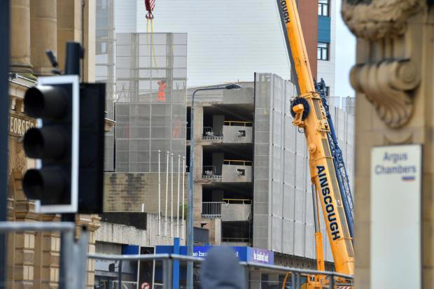 Next stage of NCP car park demolition in Bradford now underway