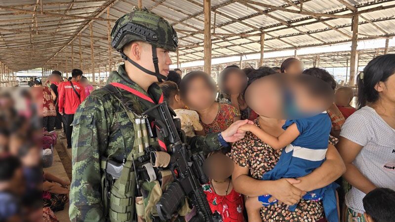 ฝ่ายต่อต้าน รุกหนัก ถล่มฐานทัพทหารพม่า ชาวเมียนมาหนีเข้าไทย 217 ราย