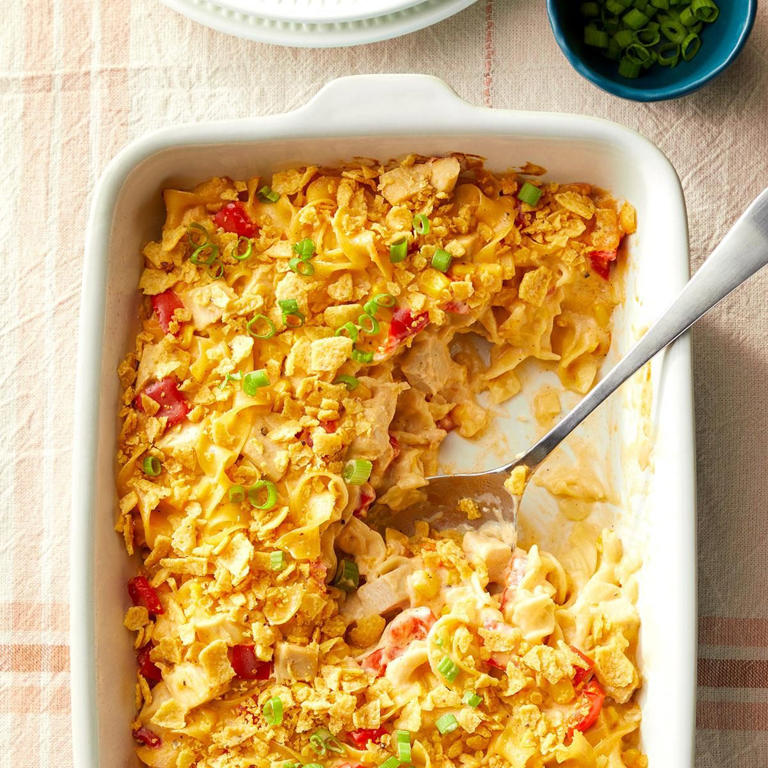 Tex-Mex Chicken Noodle Casserole