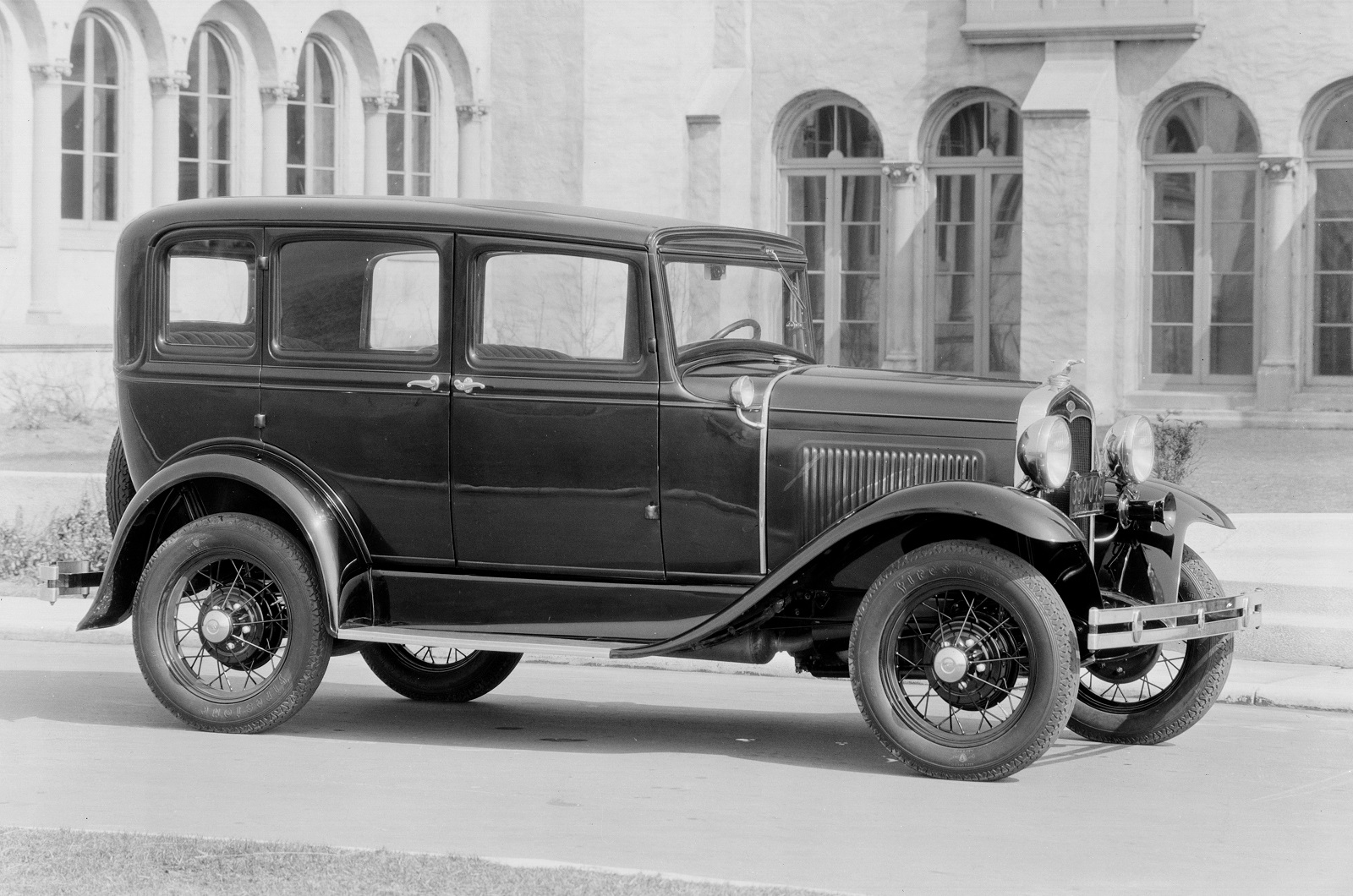 <p>Introduced in <strong>December 1927</strong>, the Model A benefitted from the lessons that Ford learned during nearly two decades of Model T production. It was notably available as what can be accurately described as a four-door saloon right a launch, a move that signalled the body style’s growing popularity. Again called Fordor, it spawned a factory-built taxi model sold in limited numbers.</p><p>Ford charged <strong>$585</strong> for the Fordor in 1928 (about $9000/£6500 today) and <strong>$600</strong> (around $9200/£6600) for the taxi, which was the most expensive member of the range that year. Priced and sized right, the Model A enjoyed an immense amount of success. The <strong>millionth example</strong> was built in <strong>February 1929</strong>, a little over a year after series production started, and the <strong>two millionth unit</strong> was made in <strong>July 1929</strong>.</p>