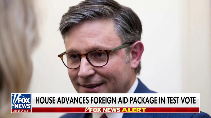 House teed up debate for this weekend on foreign aid bill with help from Democrats