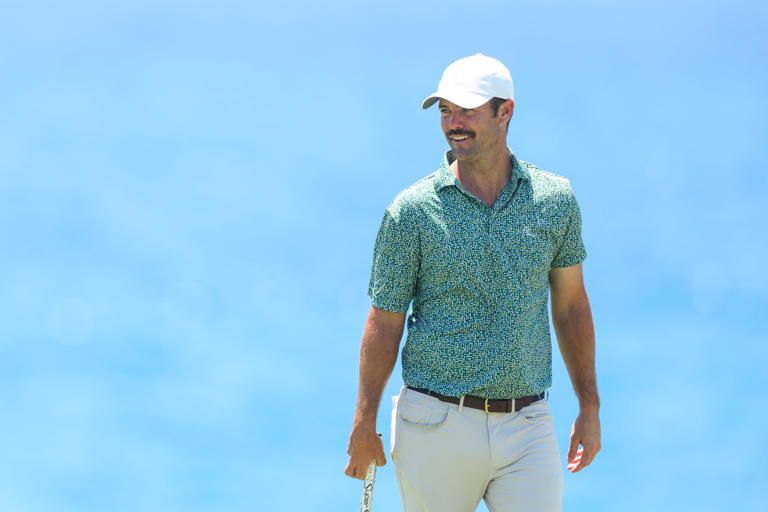 YouTube star Wesley Bryan is rocking a mustache, has a new putter and