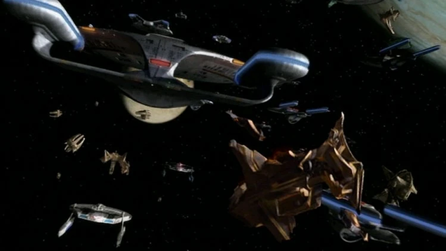 The opening of the Romulan front gave the Federation opportunity and space to reach out and secure diplomatic ties with smaller besieged powers in the Alpha Quadrant, to gain access to further staging grounds and material support. Bolstered by the significant military power Romulus brought to the table, a clear pathway to the end of the Dominion War was laid out by alliance command: a direct invasion of Cardassia, the heart of the Dominion’s stronghold in the quadrant. As 2374 came to a close, the Alliance began striking its first major offensives into Cardassian space, taking the highly contested Chin’toka system as well as Kalandra—which would eventually lead to the liberation of Betazed months later. Consolidating the new flashpoints on their fronts, the Klingons successfully managed to launch several deep-strike raids into Cardassian territory, destabilizing military infrastructure even further. Section 31, the secret intelligence wing of Starfleet, also successfully developed and laced the changeling homeworld’s great link with a morphogenic virus, greatly destabilizing their security and ability to conduct sabotage and intelligence gathering operations. The Dominion, however didn’t go down without a fight. As the Alliance encroached further, Dominion command entered an alliance with the Breen Confederacy—something it had kept secret from its Cardassian allies, promising the Breen several Cardassian systems in exchange for their loyalty. As the Dominion ignored the Cardassian’s requests for support against the Federation and Klingons, fractures began to grow between the two entities. But the Breen’s surprise entry into the war in 2375—by launching an unprecedented shock bombardment on Starfleet Headquarters in San Francisco, the first hostile assault on Earth in centuries—as well as the use of powerful new weaponry that allowed them and the Dominion to almost completely eradicate Alliance forces holding Chin’toka to put the Federation, Klingons, and Romulans on the defensive.