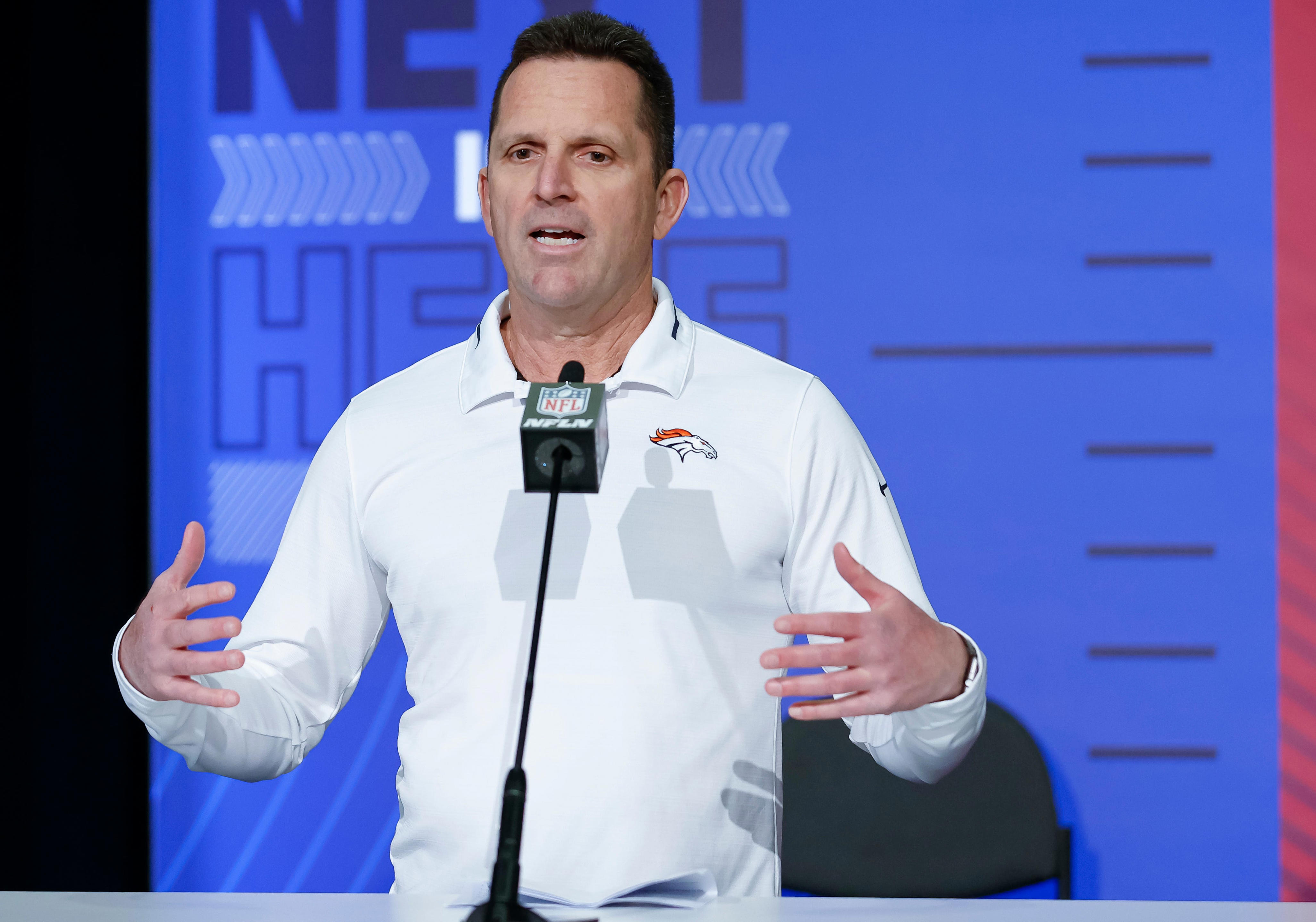 broncos open to trading up (or down) in the nfl draft