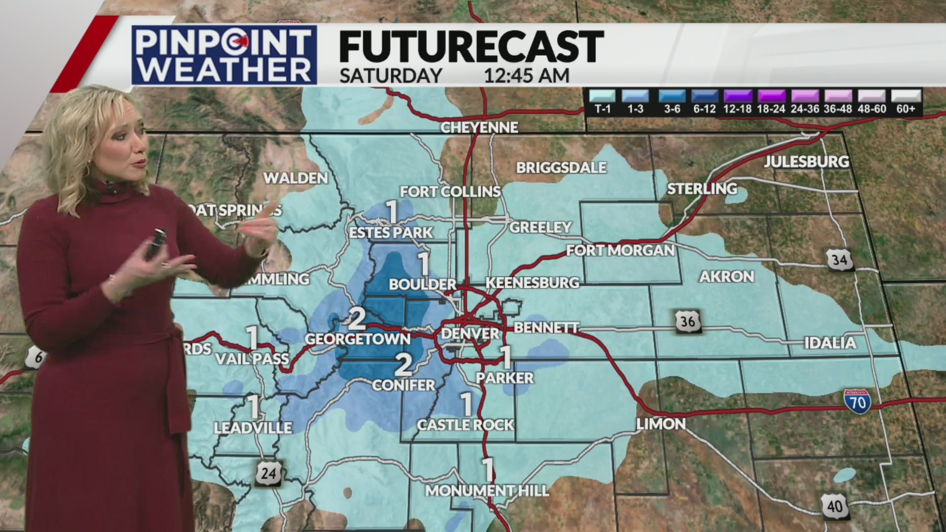 Denver Weather: Pinpoint Weather Alert Day For Snow Late Friday ...