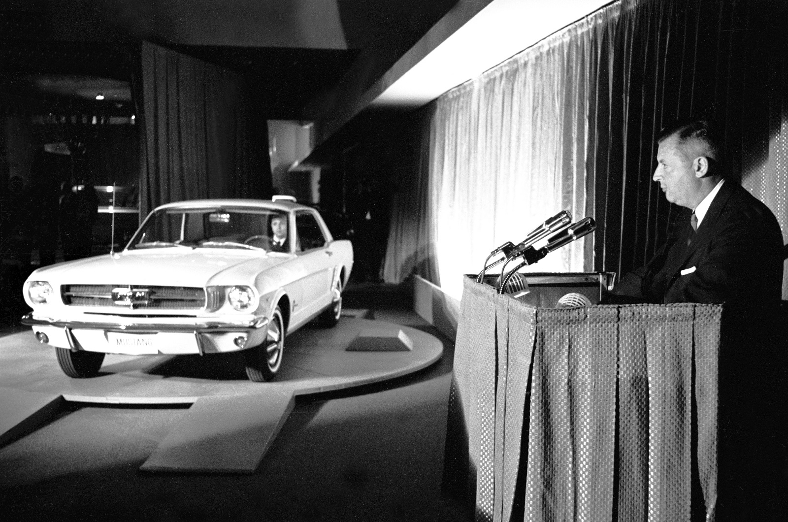 <p>Unveiled in New York City, the Falcon-based Ford Mustang became an instant hit; it was the must-have car of the year. Derived from the Falcon, Ford received <strong>22,000 orders</strong> within 24 hours of the car’s introduction, which was nearly a quarter of the <strong>100,000 cars</strong> it hoped to sell annually. <strong>Over 418,000 units</strong> had found a home by its first birthday, a number that would have made it one of the five best-selling vehicles in America today.</p><p>Today, the Mustang remains Ford’s affordable dream car and by some measures is the world's best-selling sports car. An all-new seventh generation model was unveiled in September 2022.</p>
