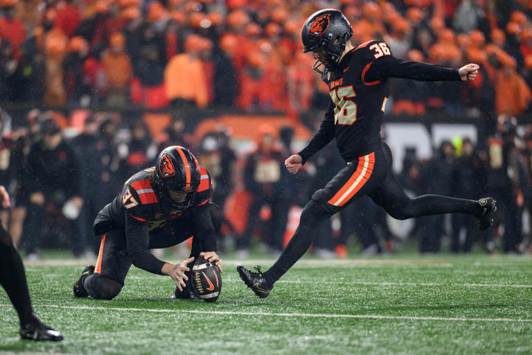 Kicker Atticus Sappington on leaving Oregon State for Oregon football ...