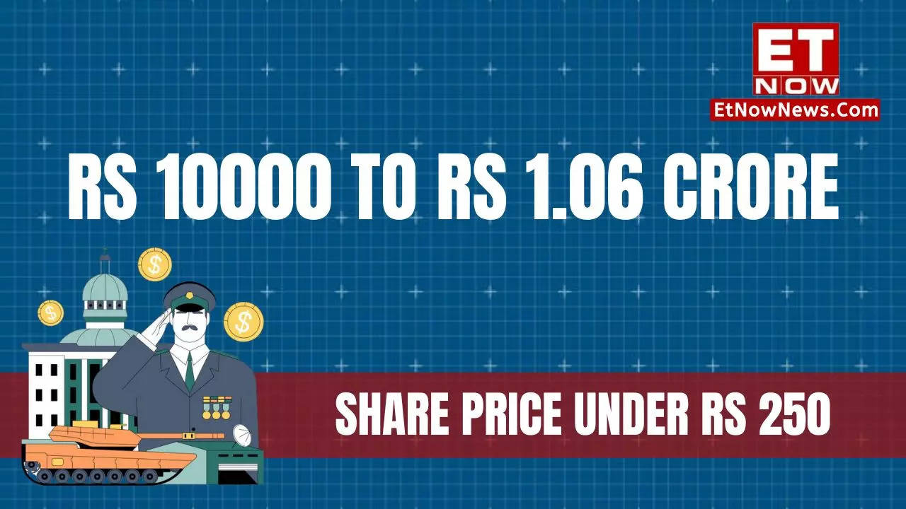 crorepati stock, defence psu: 105877% returns! rs 10000 becomes rs 1.06 crore