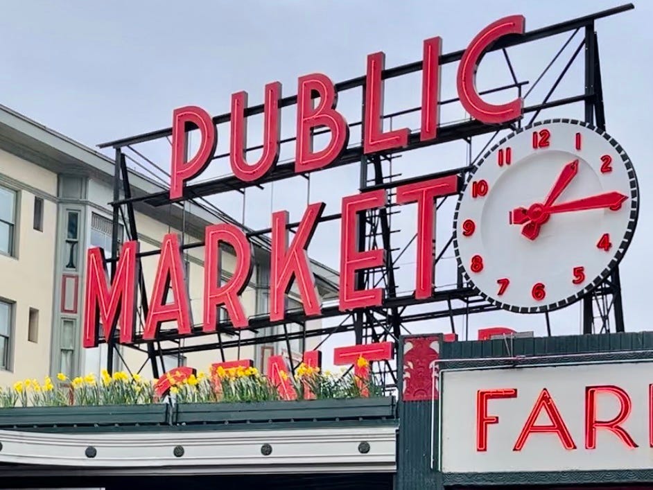 <p>Since we stayed in downtown Seattle, we were within walking distance of <a href="https://www.businessinsider.com/what-to-do-pike-place-market-guide-according-to-seattle-native-2019-8">Pike Place Market</a>, the Nordstrom flagship store, and buzzy dining options in Belltown.</p><p>We also spent an afternoon exploring the trendy Capitol Hill neighborhood, located a 10-minute drive from downtown. But we ended up taking an Uber because we knew it'd be easier than finding our own parking on the weekend.</p><p>The city has a <a href="https://www.businessinsider.com/best-subway-public-transit-north-america-2017-10">public transit system</a> that includes a light rail, a monorail, and streetcars, so it's pretty easy to get around without a car. </p>