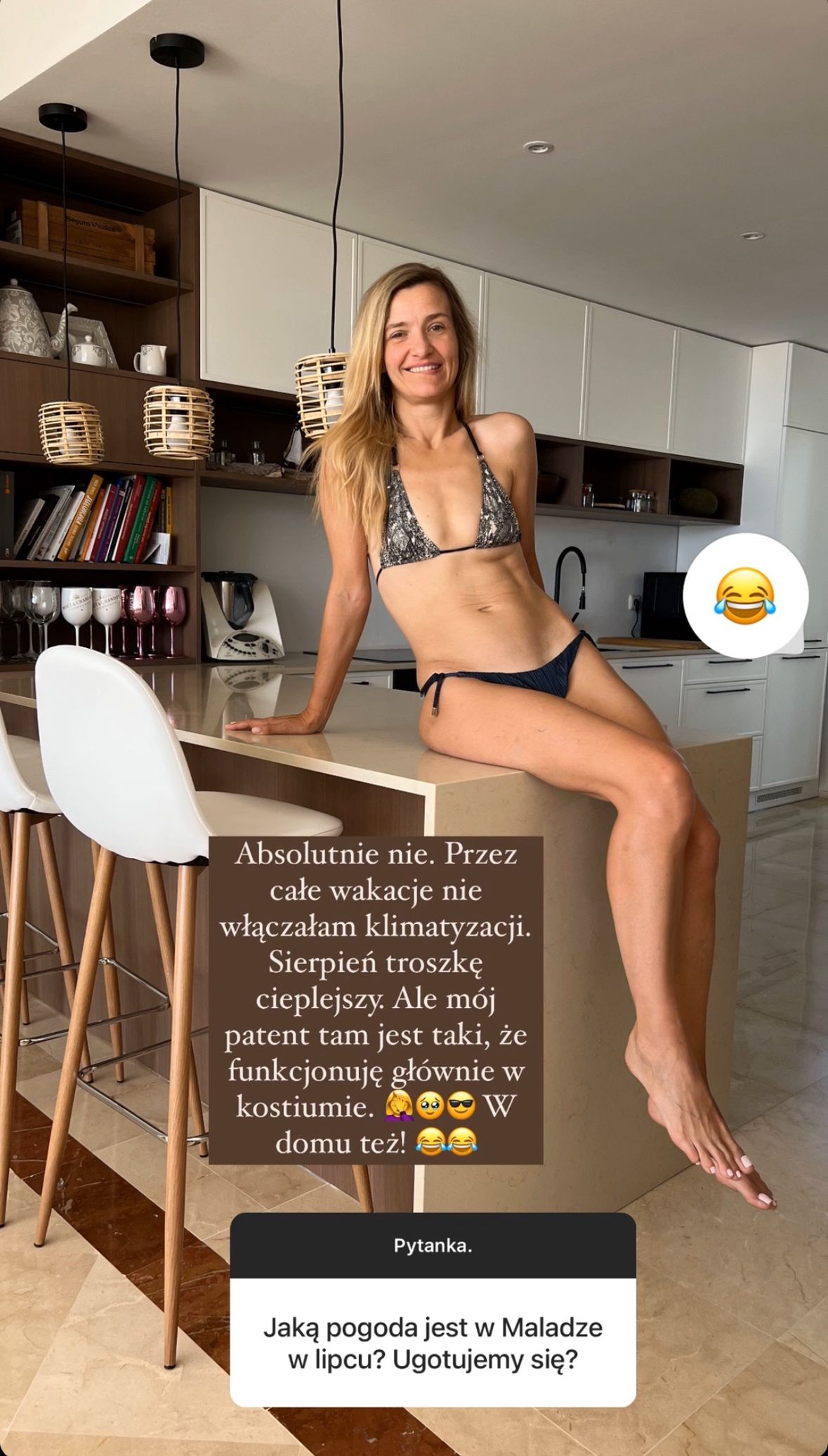 joanna koroniewska w skąpym bikini prawi o pogodzie w hiszpanii. podgrzała atmosferę? (foto)