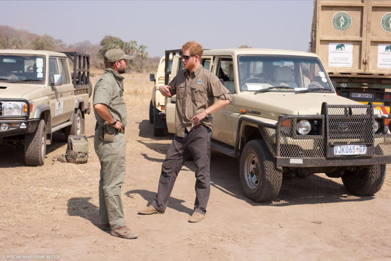 Prince Harry in Malawi (Picture: African Parks/Frank Weitzer/PA)