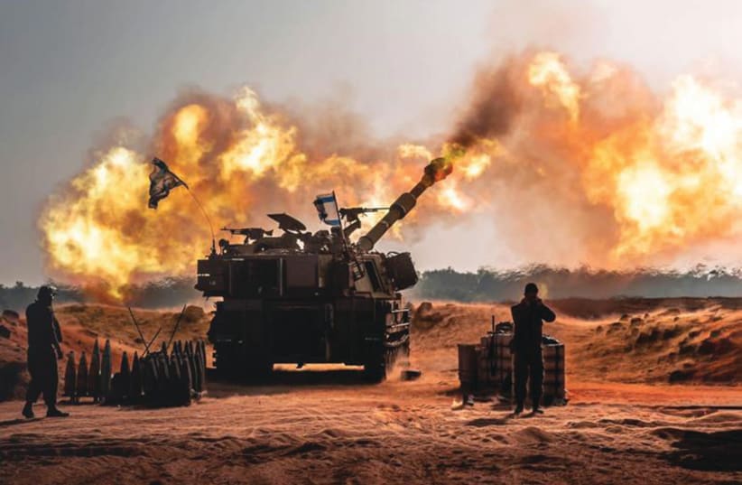 the sound of guns: idf general talks artillery, munitions used to fight hamas