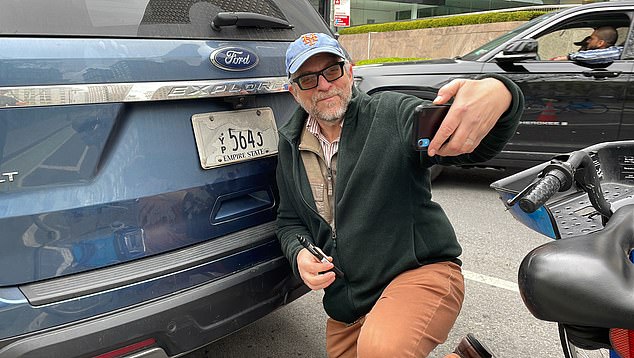 man exposing toll-dodging license plate cheats and their sneaky tricks