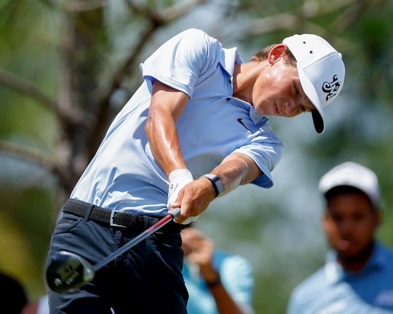 Miles Russell has made a cut in a pro golf event. What are his options ...