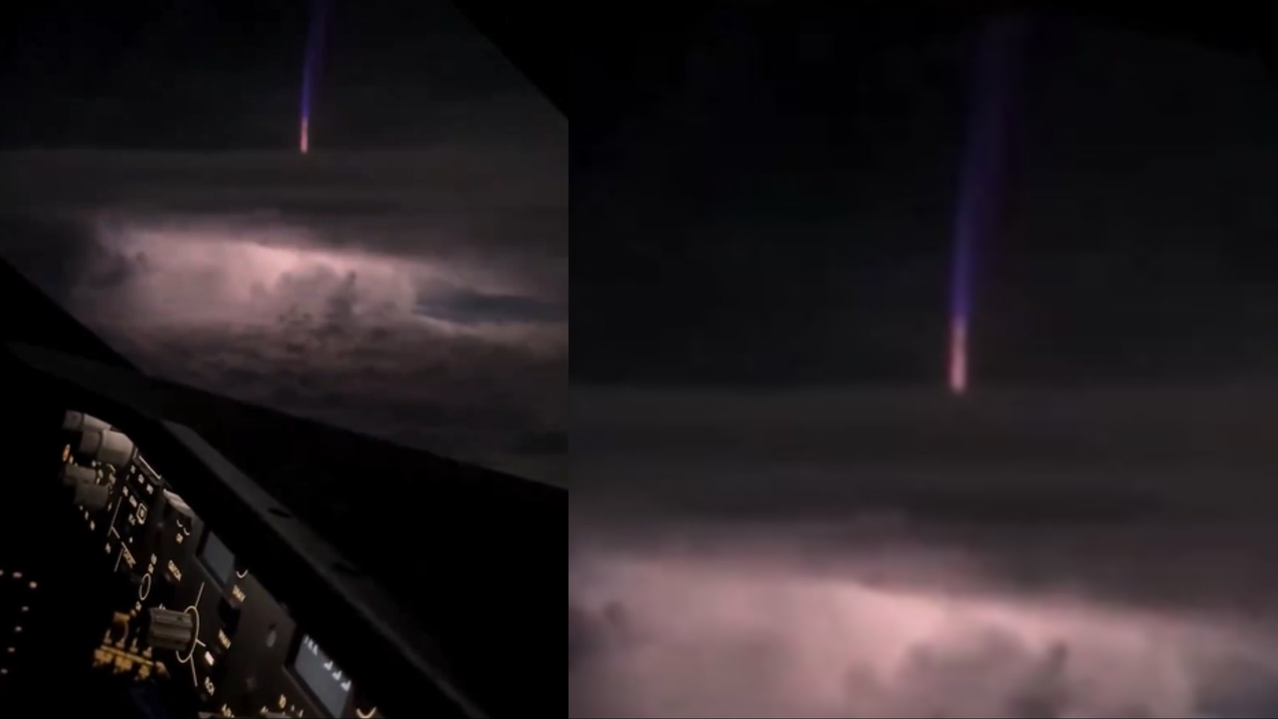 video: mysterious laser penetrates earth's atmosphere