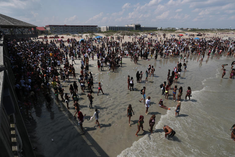 See the insane party culture at Tybee Island in Georgia