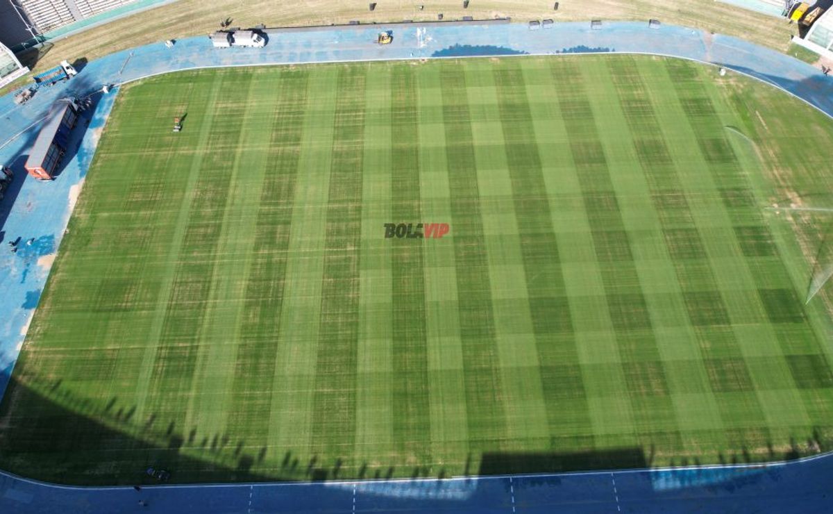 imágenes exclusivas: así está el campo de juego del kempes a menos de 24 horas para el superclásico entre river y boca