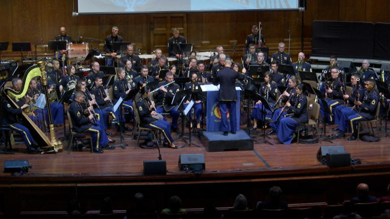 U.S. Army Band tour stops at Springfield Symphony Hall