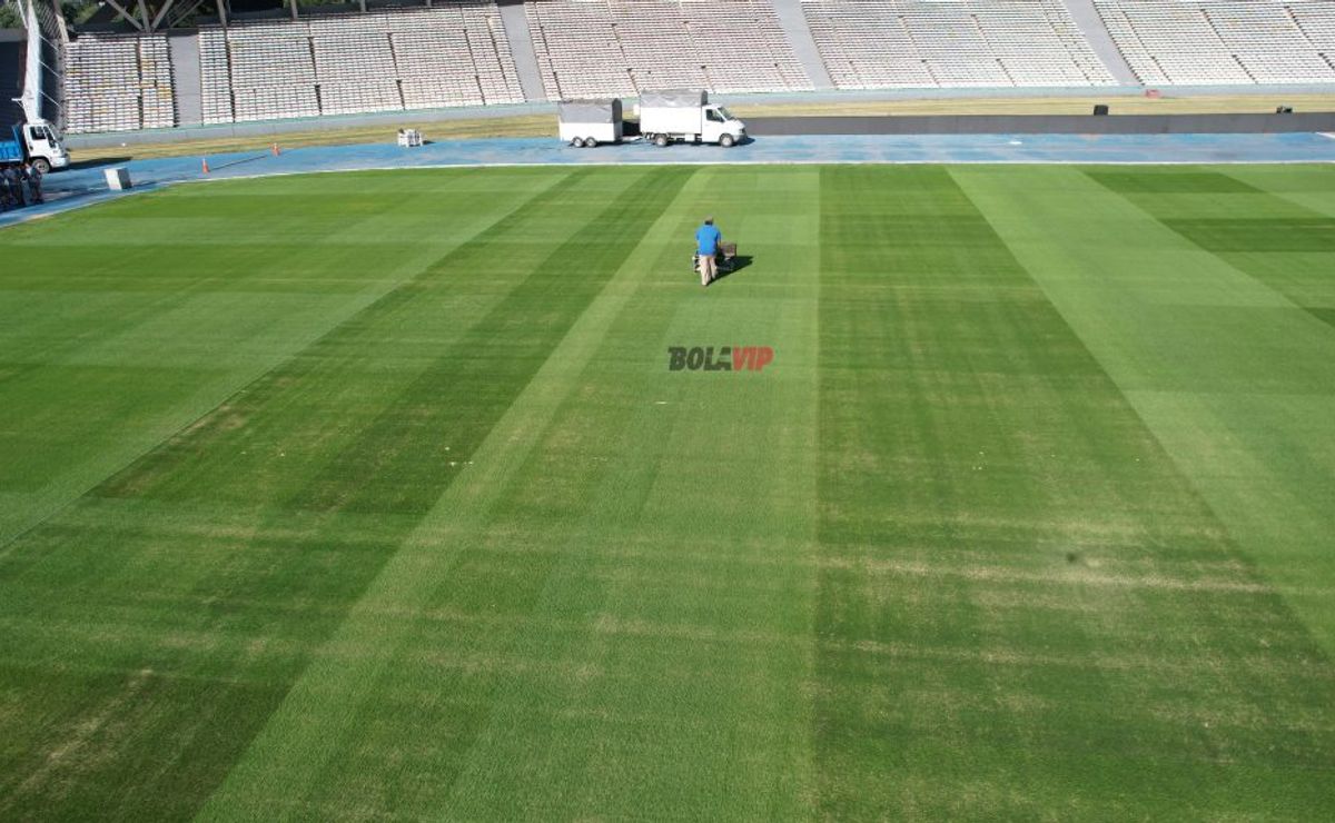 imágenes exclusivas: así está el campo de juego del kempes a menos de 24 horas para el superclásico entre river y boca