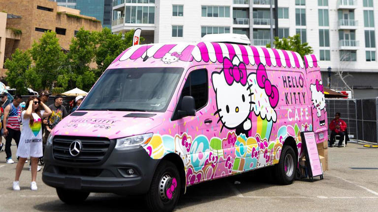 Hello Kitty Cafe Truck returns to Philadelphia's Fashion District with ...