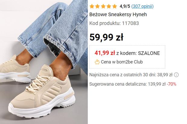 na eobuwie kosztują 550 zł, a w biedronce 50 zł. te buty to raj dla stóp. też w born2be