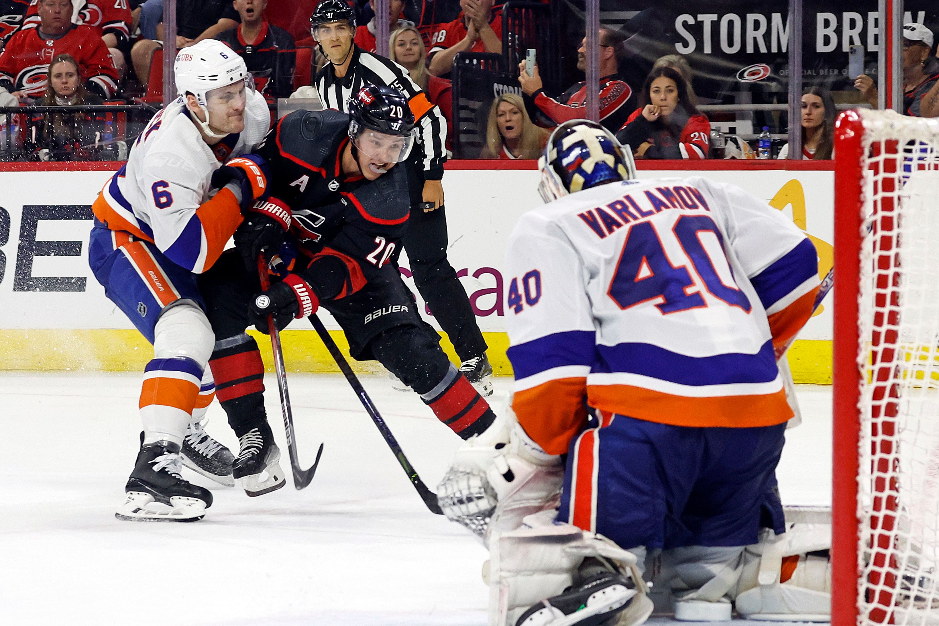 Andersen, Noesen Help Hurricanes Push Past Islanders 3-1 To Open 1st ...