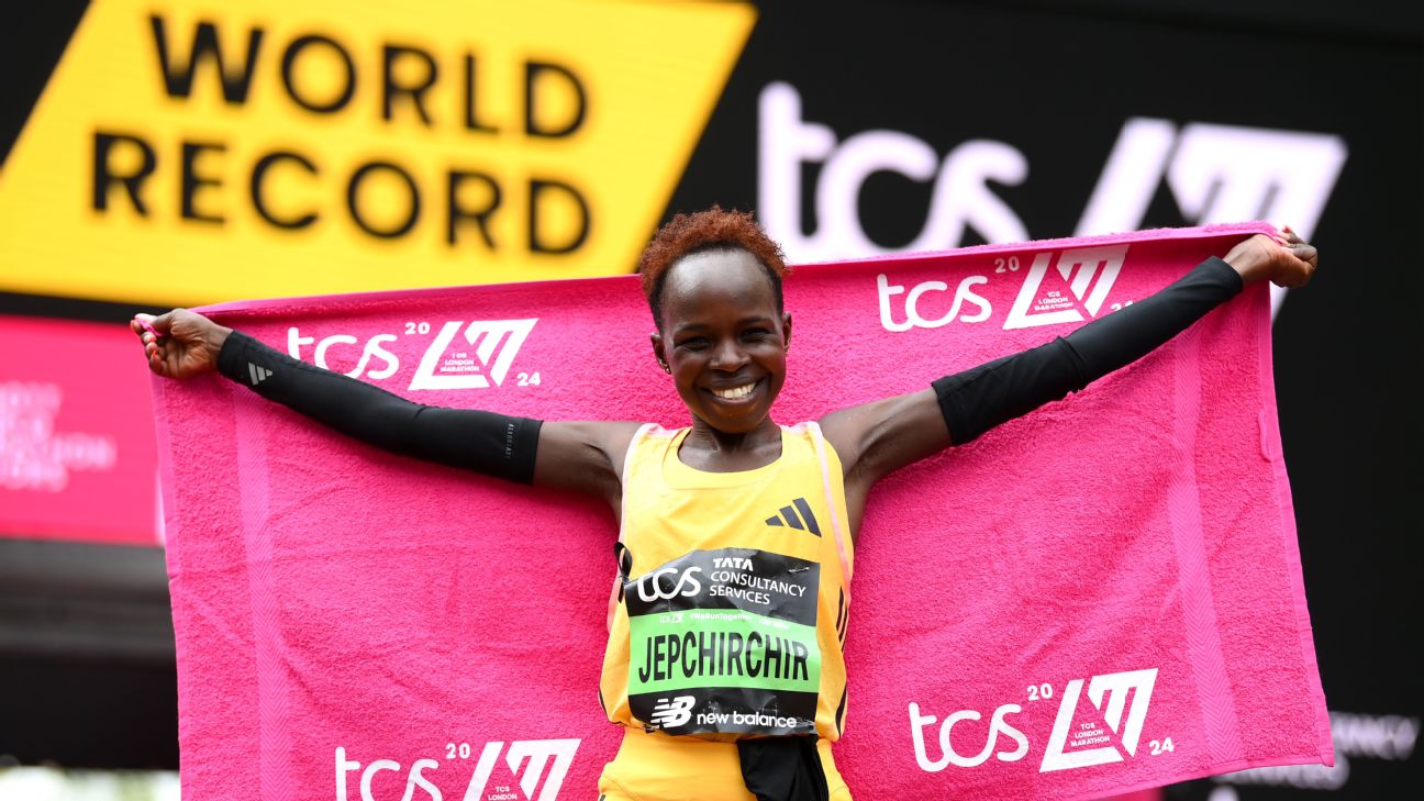 Peres Jepchirchir Breaks Women's-only Marathon Record In London