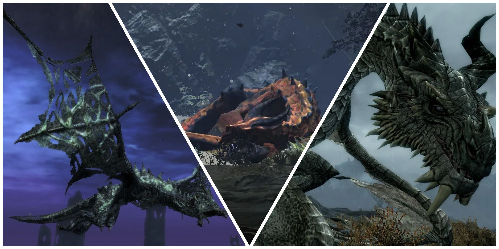 skyrim: the biggest dragons in the elder scrolls series