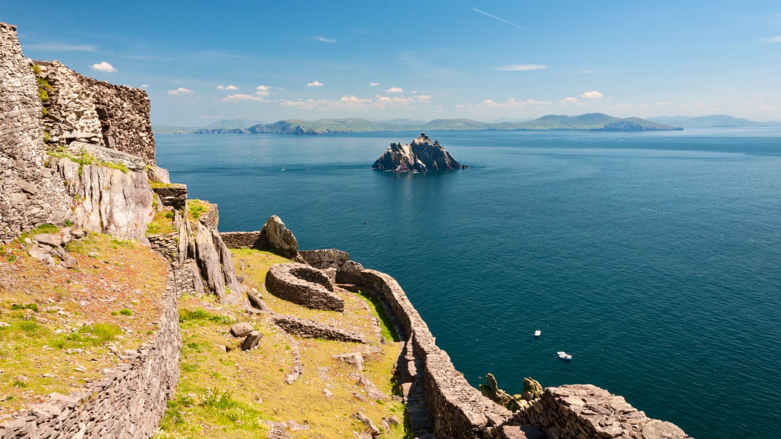<p>Anyone looking for an adventure should go to Skellig Michael. This striking island off the coast of County Kerry is a UNESCO World Heritage Site featured in two Star Wars movies (the Force Awakens and The Last Jedi) and has an ancient monastic settlement on top.</p><p>Skellig Michael is the definition of rugged. It’s isolated, too, taking about an hour to get there by boat. I’ve read that it’s only open to visitors from May to September. Furthermore, there are tight controls on how many people can go, so book months ahead to secure your spot.</p>