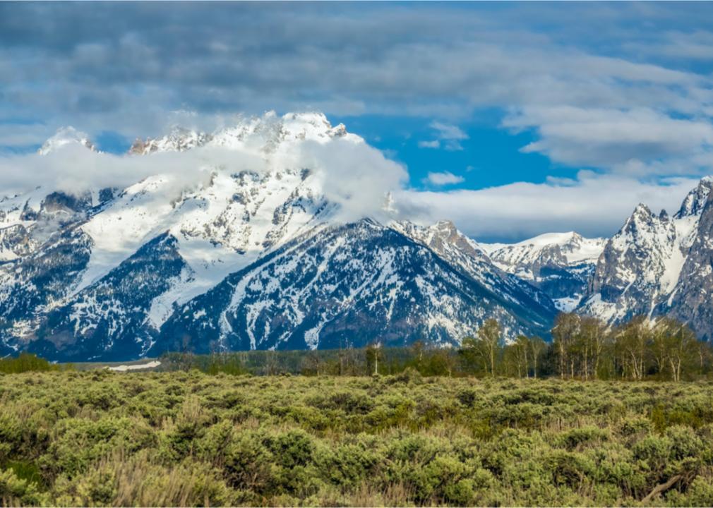 <p>Wyoming still has plenty of snow on the ground come spring, but that makes it the perfect spot for a late-season skiing or snowshoeing trip. Eventually, snow begins to melt and birds, flowers, and wildlife—including adorable baby bison—dot the landscape.</p>