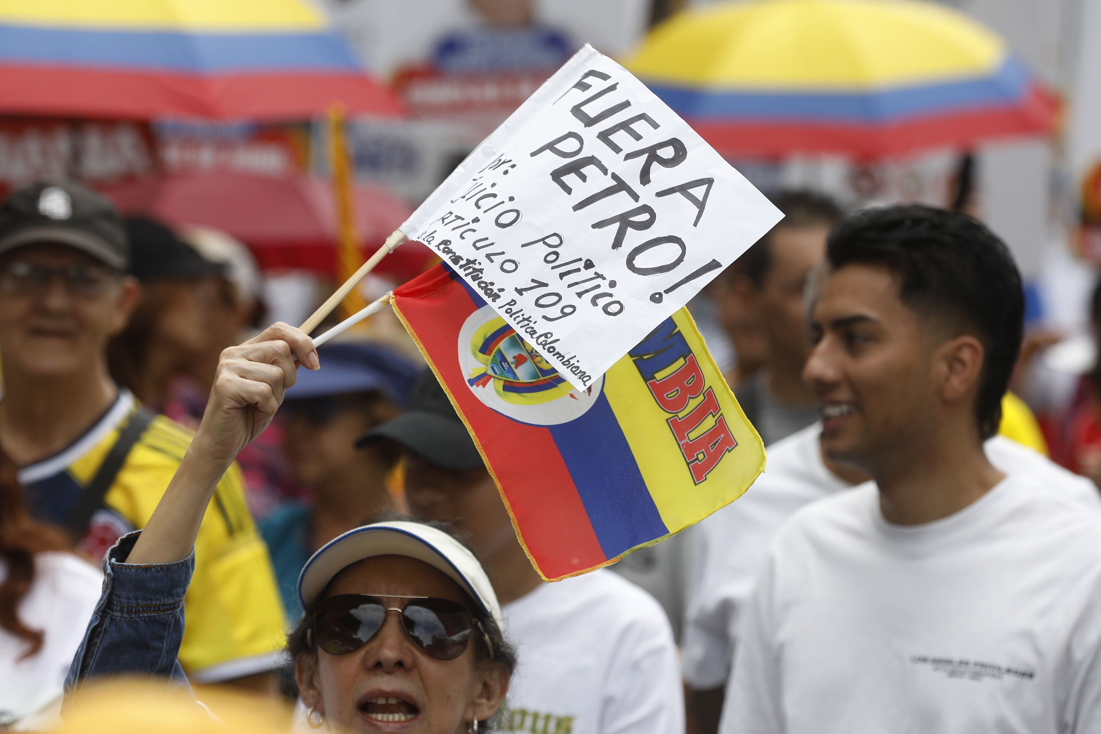 ¿cuál es el balance de las marchas en colombia contra el gobierno petro?