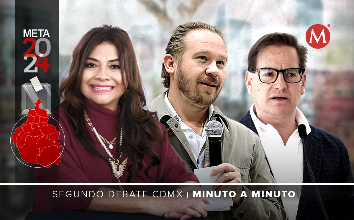 segundo debate cdmx 2024 en vivo: encuentro chilango entre brugada, taboada y chertorivski hoy 21 de abril