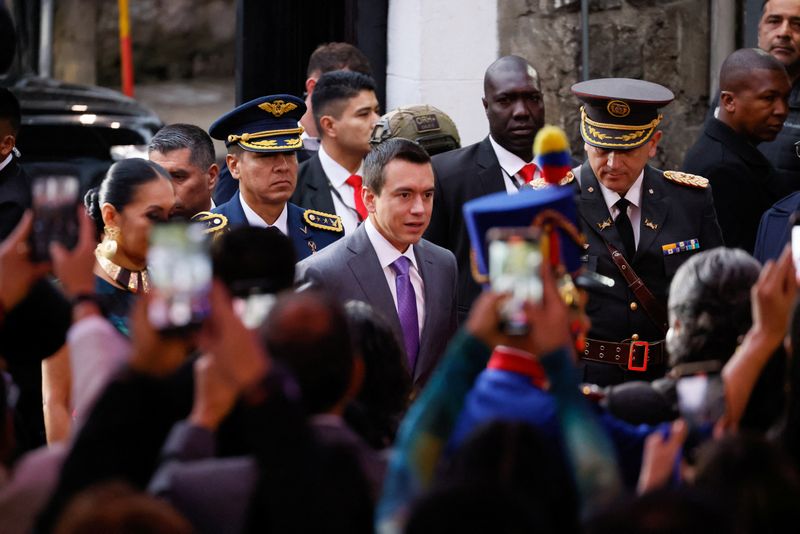 ecuador's president noboa handily wins security-focused referendum