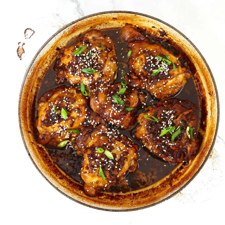 Ginger Chicken Thighs Keto Recipe