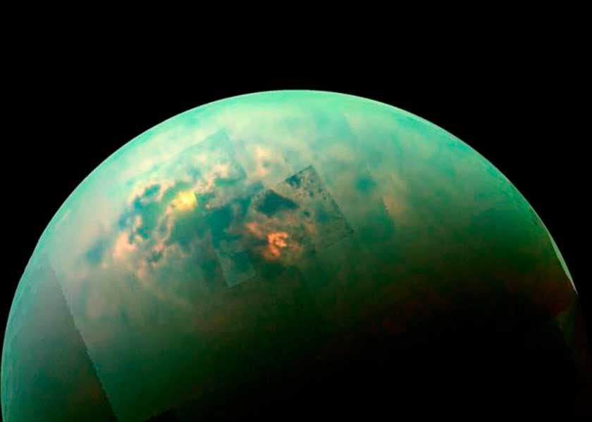 es idéntica a la tierra: telescopio webb capta una imagen de titán en la que luce como un planeta con vida