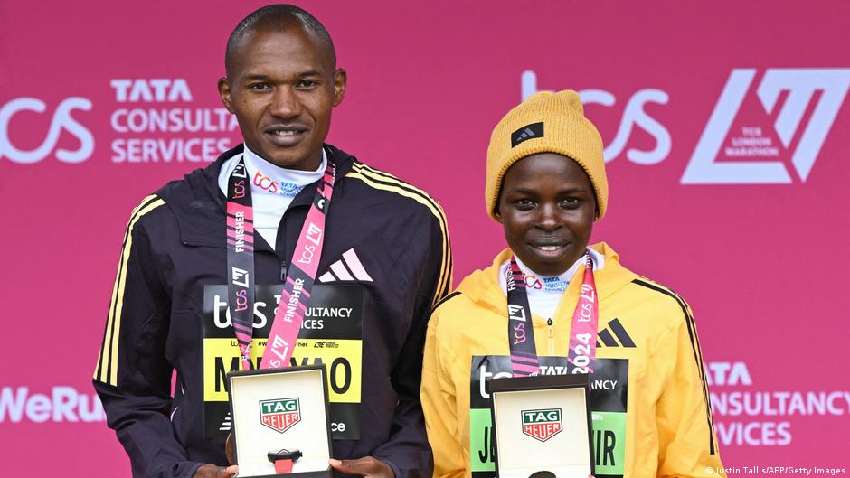 los kenianos mutiso y jepchirchir se imponen en el maratón de londres